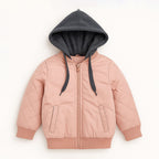 Jaqueta Puffer com Capuz em Moletom Grand Bazar - Unissex