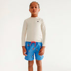 Shorts Hering Infantil Estampado Masculino - Azul