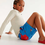 Shorts Hering Estampado Masculino - Azul