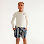 Shorts Hering Infantil Estampado Masculino - Azul Marinho
