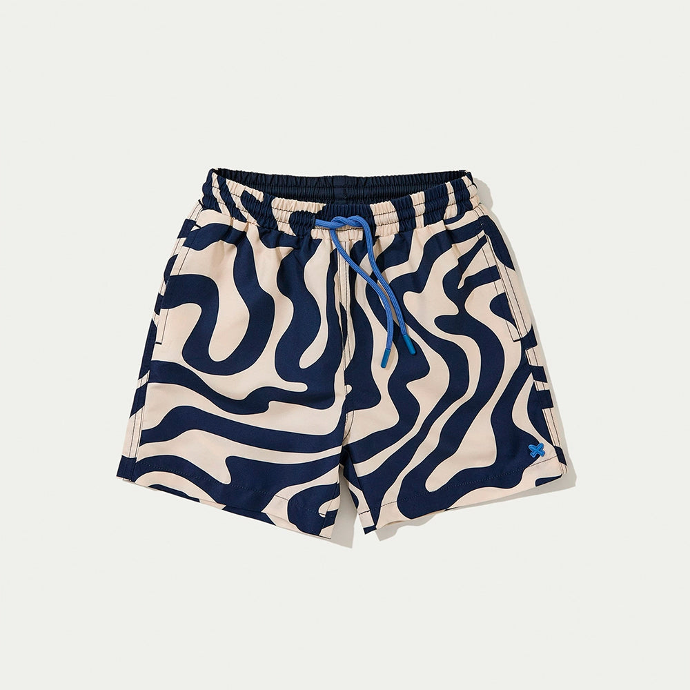 Shorts Hering Estampado Masculino - Azul