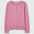 Cardigan em Tricot Lilás Hering Infantil - Feminino