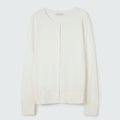Cardigan em Tricort Off White Hering Infantil - Feminino