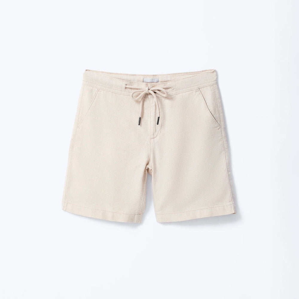 Bermuda Básica Hering Com Linho Masculina - Bege