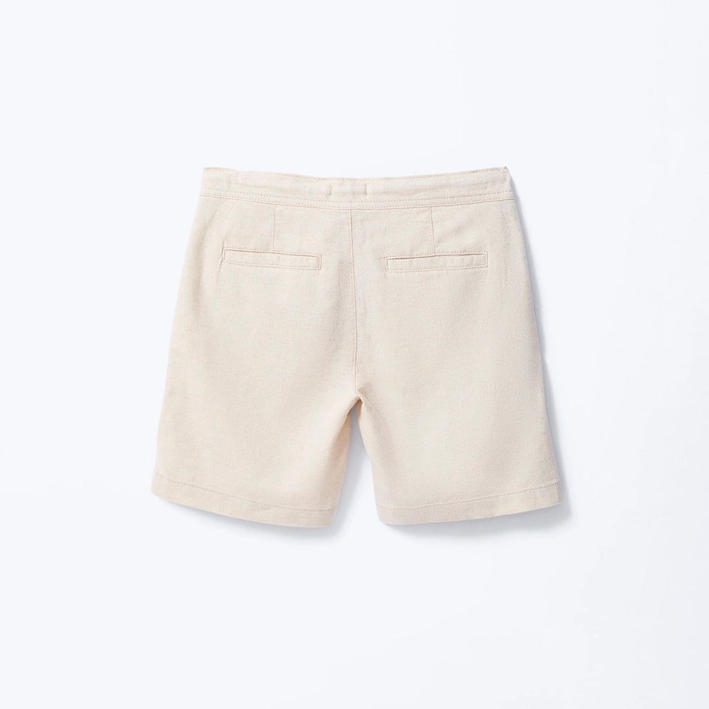 Bermuda Básica Hering Com Linho Masculina - Bege