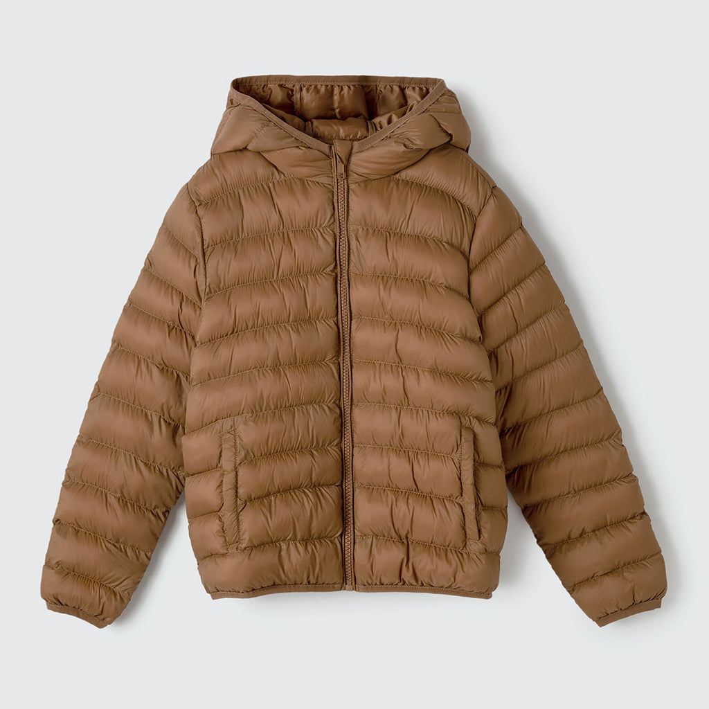 Jaqueta Puffer Caramelo Hering - Unissex