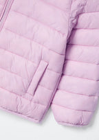 Jaqueta Puffer Rosa Hering Infantil – Feminina