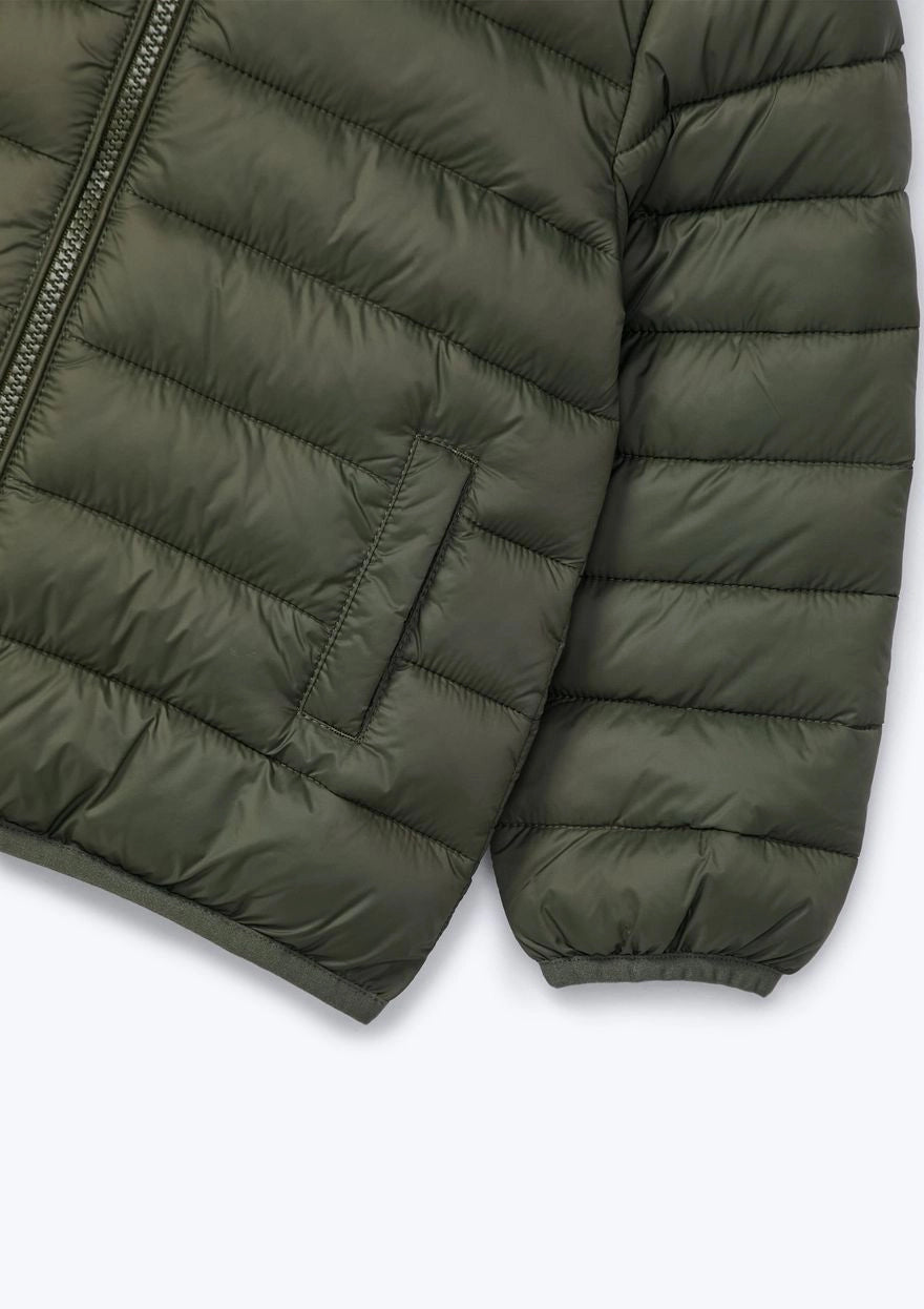 Jaqueta Puffer Verde Oliva – Unissex