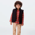 Colete Puffer Hering Kids Com Bolsos Unissex - Preto