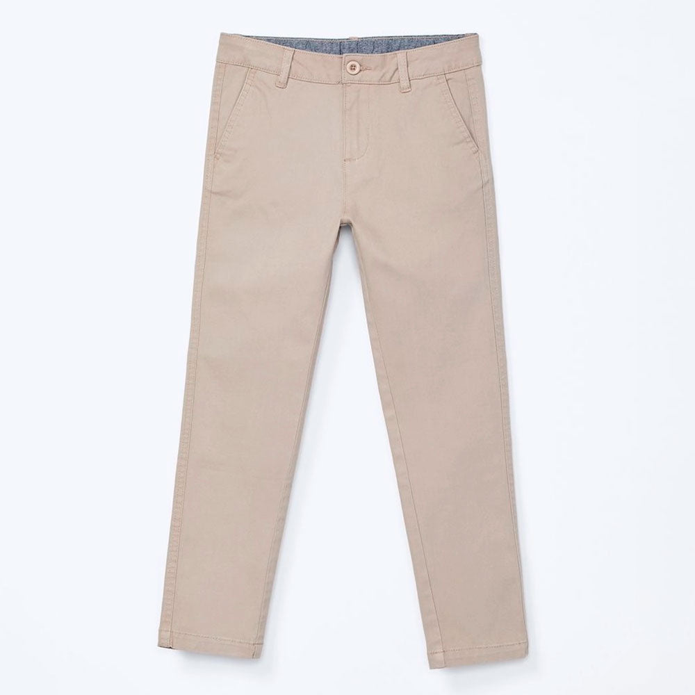 Calça Chino em Sarja Bege Hering - Masculina