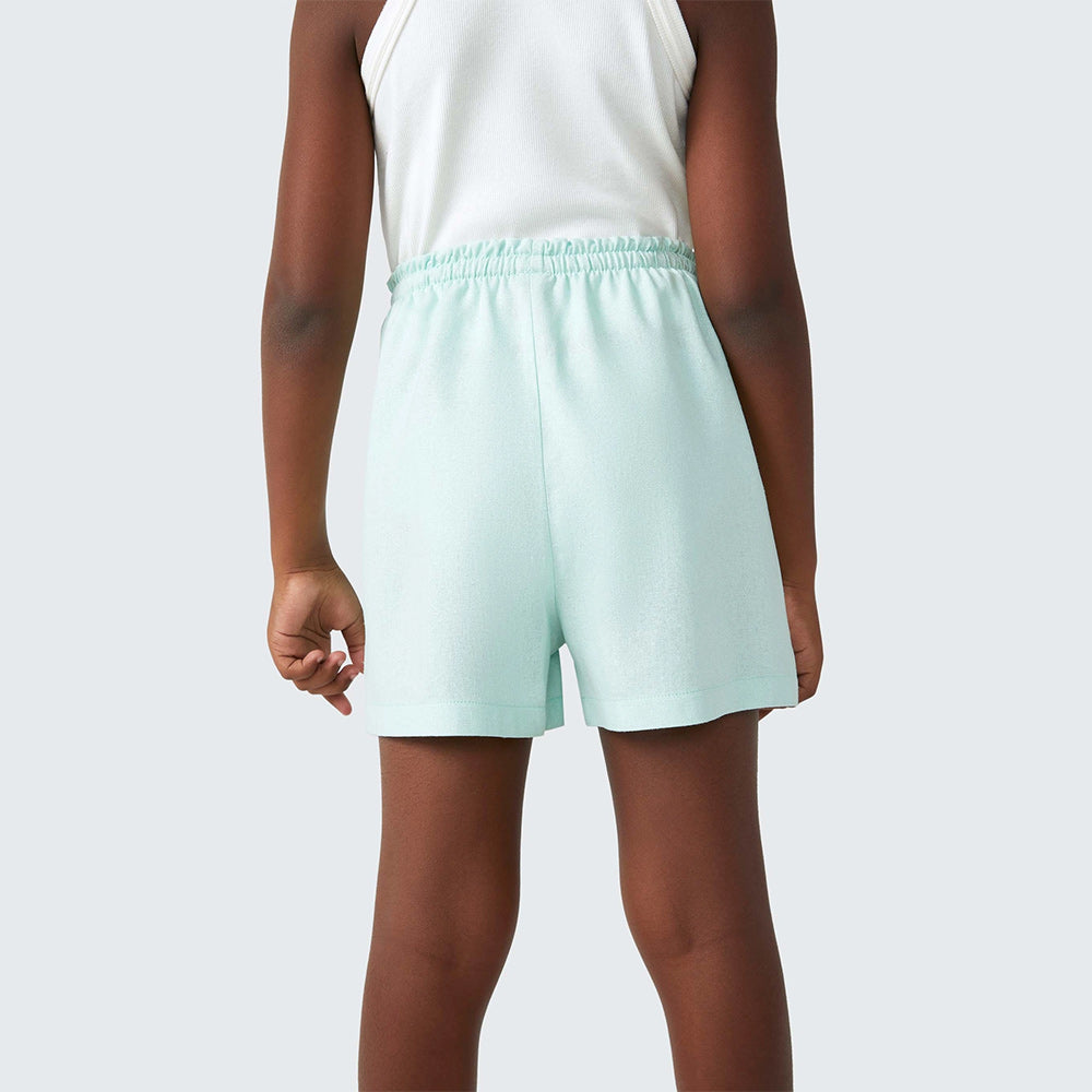 Shorts Hering Infantil Com Linho Feminino - Verde