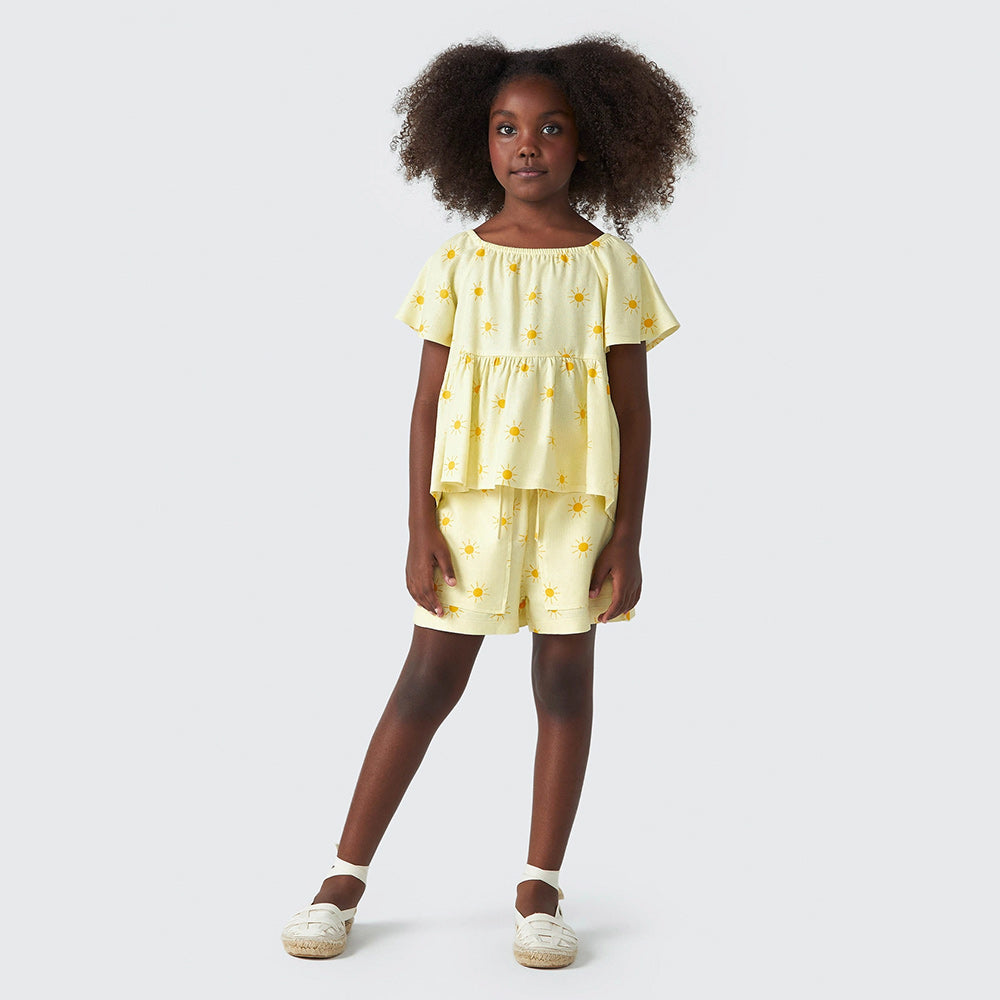 Shorts Hering Infantil Com Linho Feminino -