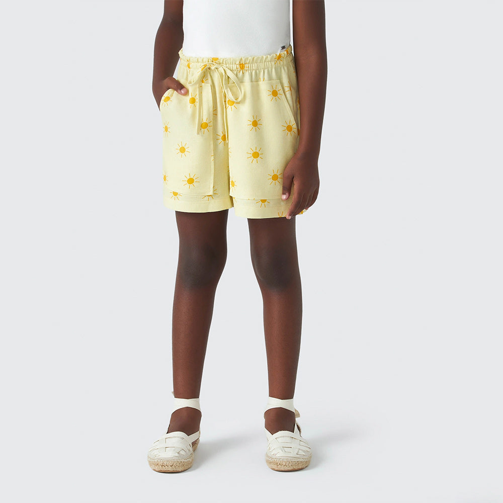Shorts Hering Infantil Com Linho Feminino -
