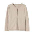 Cardigan Manga Longa Tricot Bege Hering Infantil – Feminino