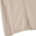 Cardigan Manga Longa Tricot Bege Hering Infantil – Feminino