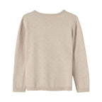 Cardigan Manga Longa Tricot Bege Hering Infantil – Feminino