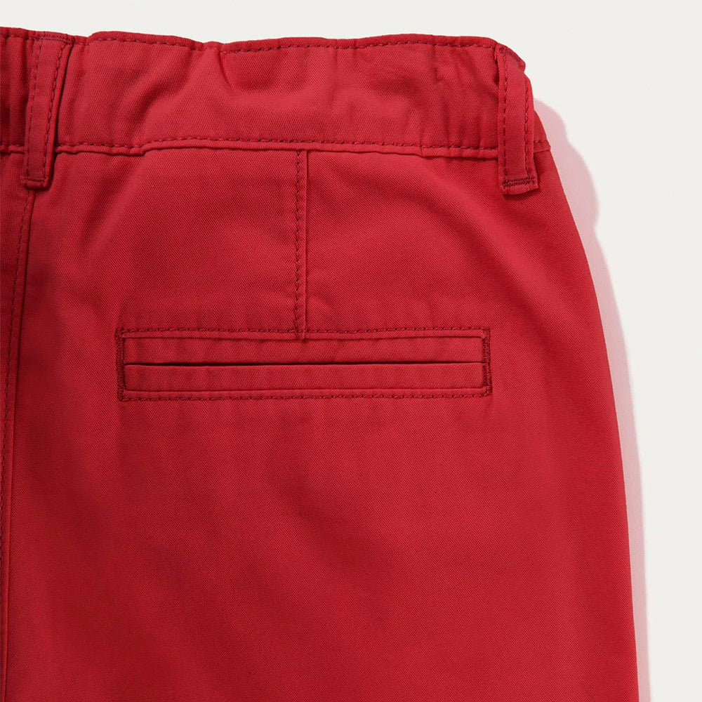 Bermuda Em Sarja Hering Infantil Masculina - Vermelho