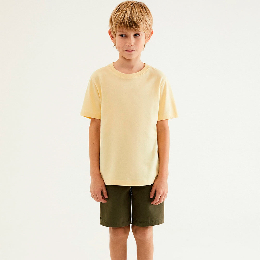 Bermuda Em Sarja Hering Infantil Masculina - Verde