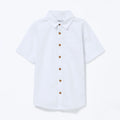 Camisa Manga Curta Hering Infantil Comfort - Branco