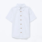 Camisa Manga Curta Hering Infantil Comfort - Branco
