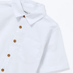 Camisa Manga Curta Hering Infantil Comfort - Branco