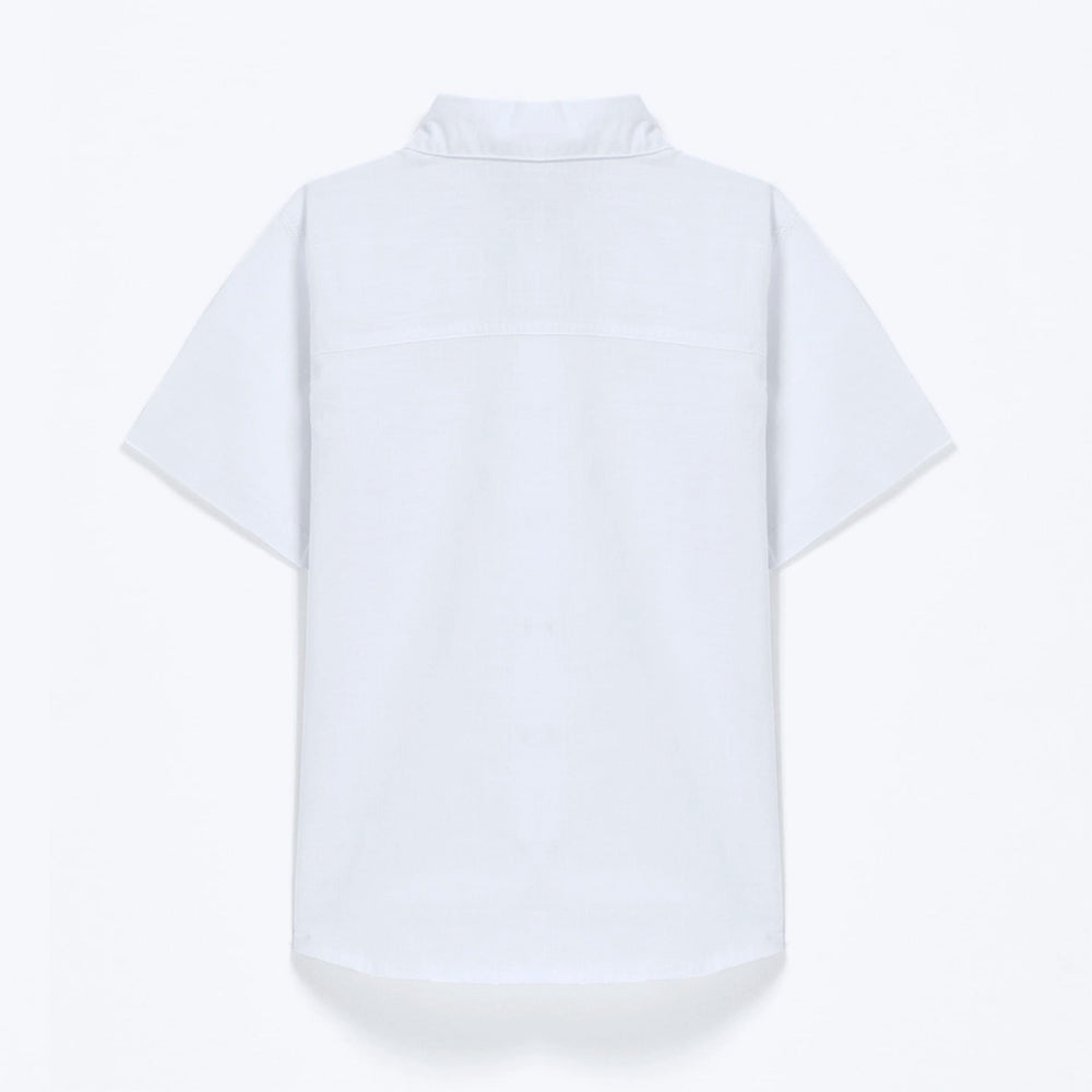 Camisa Manga Curta Hering Infantil Comfort - Branco