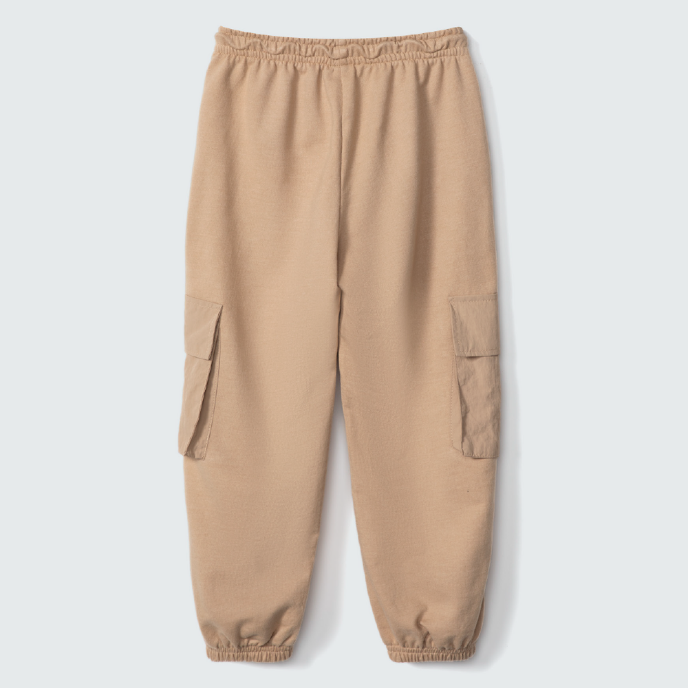 Calça Jogger Cargo Cáqui Hering Infantil - Masculina