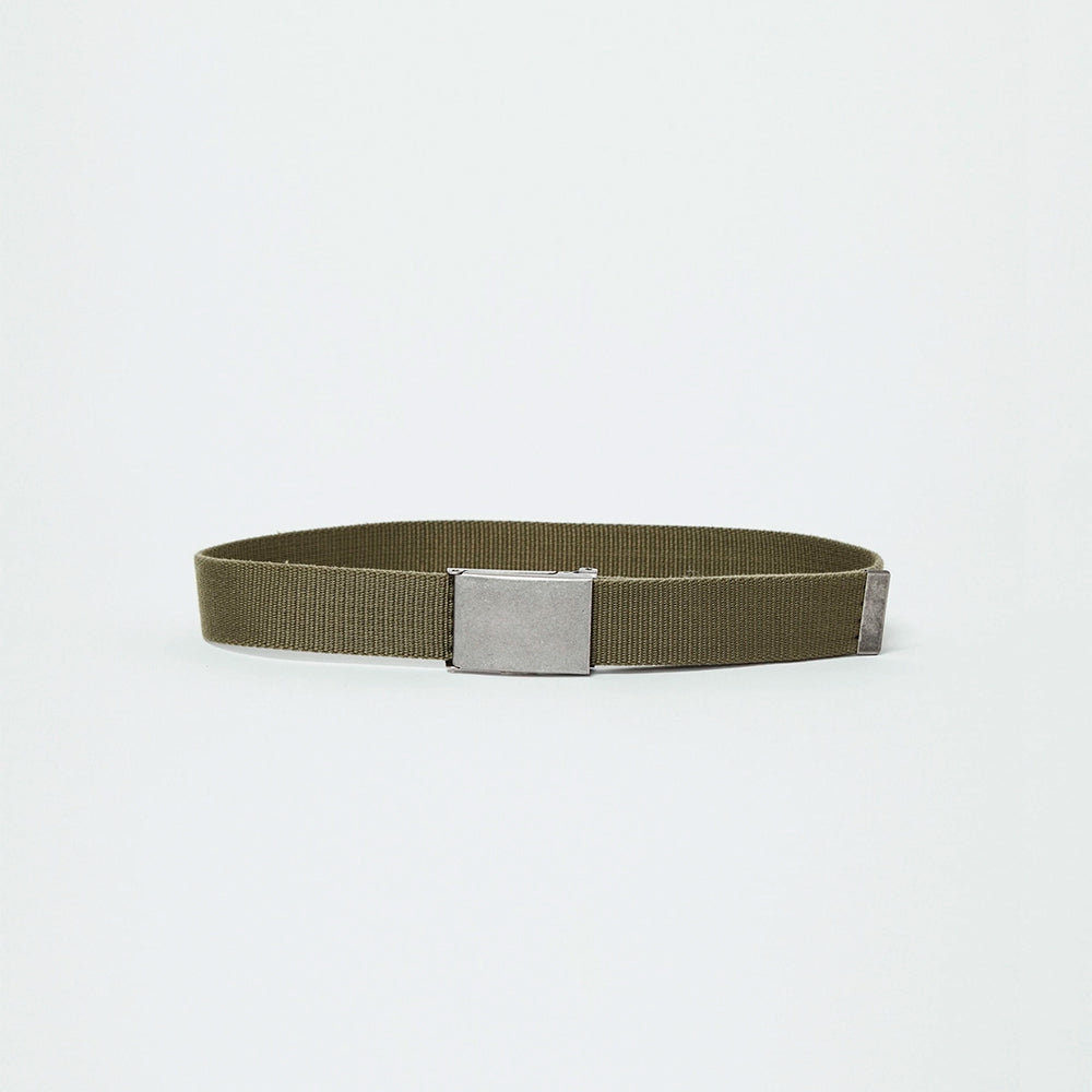 Cinto Com Fivela Metálica Hering Masculino - Verde Militar