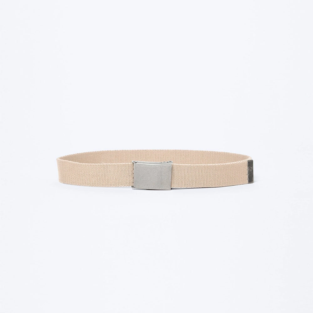 Cinto Com Fivela Metálica Hering Masculino - Nude