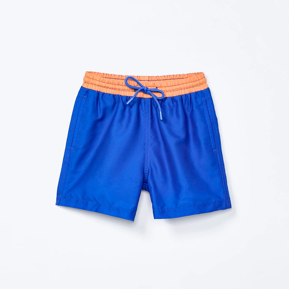 Shorts Em Tactel Hering Infantil Masculino - Azul