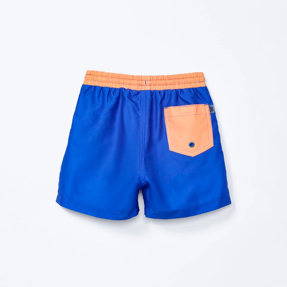 Shorts Em Tactel Hering Infantil Masculino - Azul