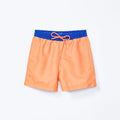 Shorts Em Tactel Hering Infantil Masculino - Laranja