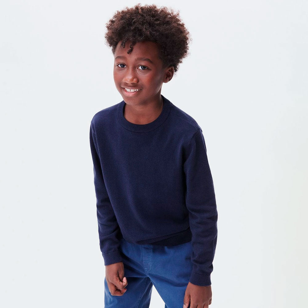 Blusa em Tricot Liso Marinho Hering Infantil - Masculino