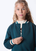 Jaqueta Bomber Retrô Hering Infantil - Feminina