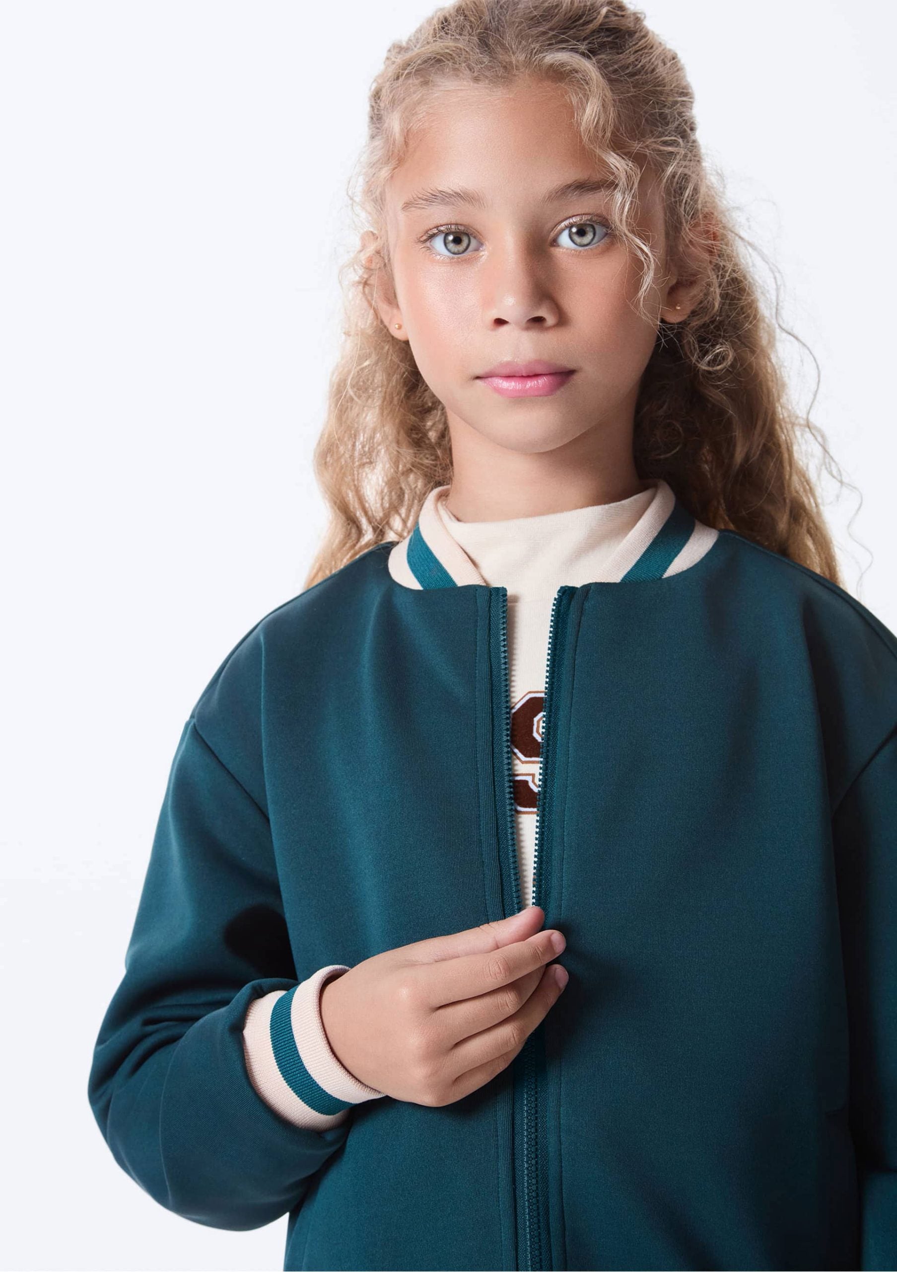 Jaqueta Bomber Retrô Hering Infantil - Feminina