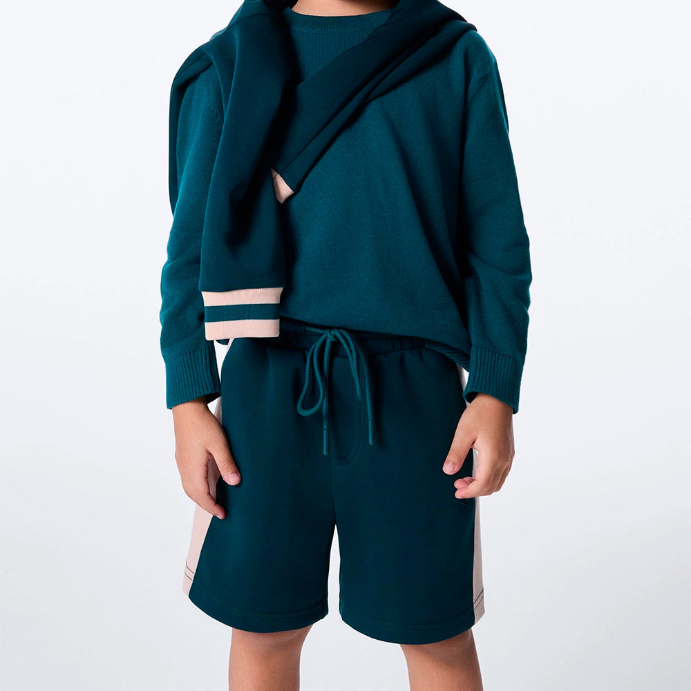 Bermuda 1990 Hering Infantil Comfort Masculina - Verde