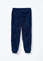 Conjunto em Fleece Peluciado com Orelhinhas no Capuz Marinho Hering - Masculino