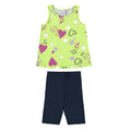 Conjunto Regata e Bermuda Malwee Make Art Feminino - Verde Limão
