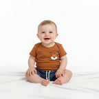 Conjunto Body Manga Curta e Bermuda Mescla Baby Awesome Dude Masculino