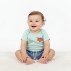 Conjunto Body Manga Curta e Bermuda Mescla Baby Awesome Dude Masculino