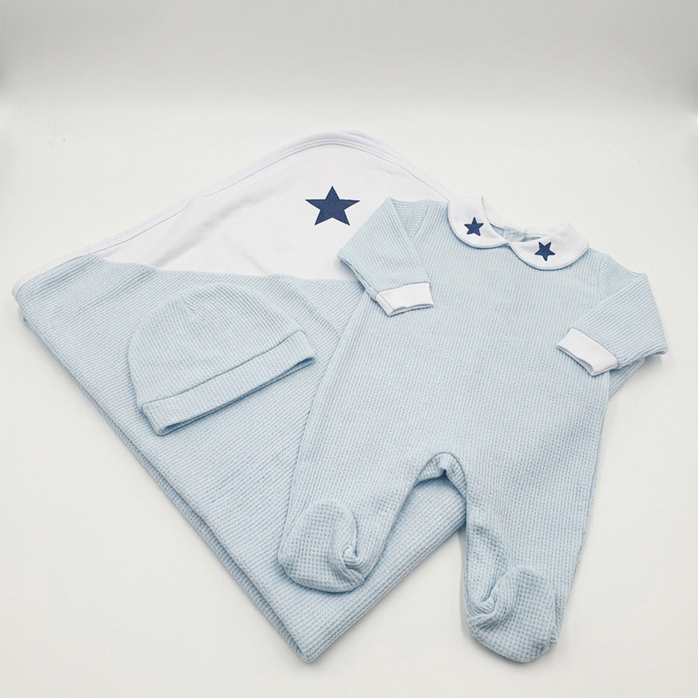 Kit Saída Maternidade Mescla Baby Texas