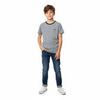 Camiseta Manga Curta Yeaqp Masculina - Azul