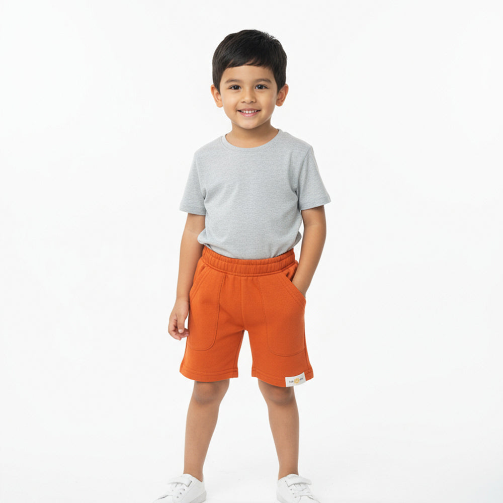 Bermuda Moletom By Gus Masculino - Laranja