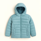 Jaqueta Puffer Peluciada com Capuz Grand Bazar  - Feminina