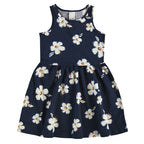 Vestido Regata Malwee Floral Feminino - Azul Marinho