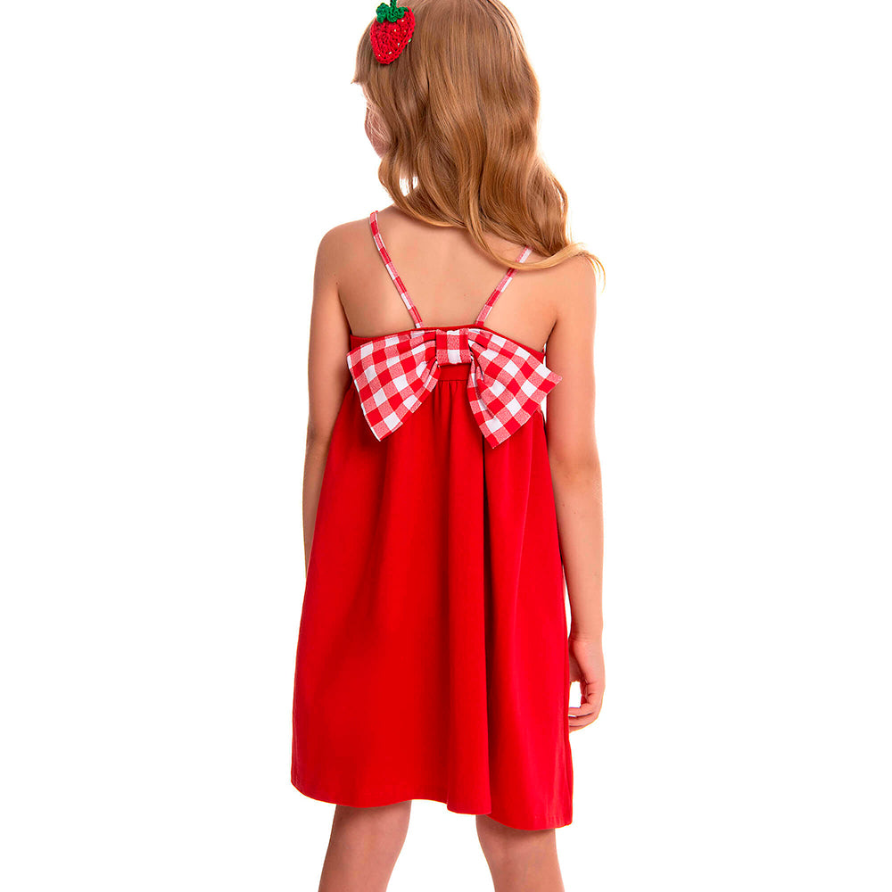 Vestido Alça Fina By Gus Feminino - Vermelho
