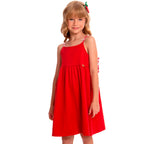Vestido Alça Fina By Gus Feminino - Vermelho