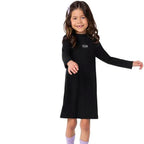 Vestido Manga Longa Malwee YEAH Feminino - Preto