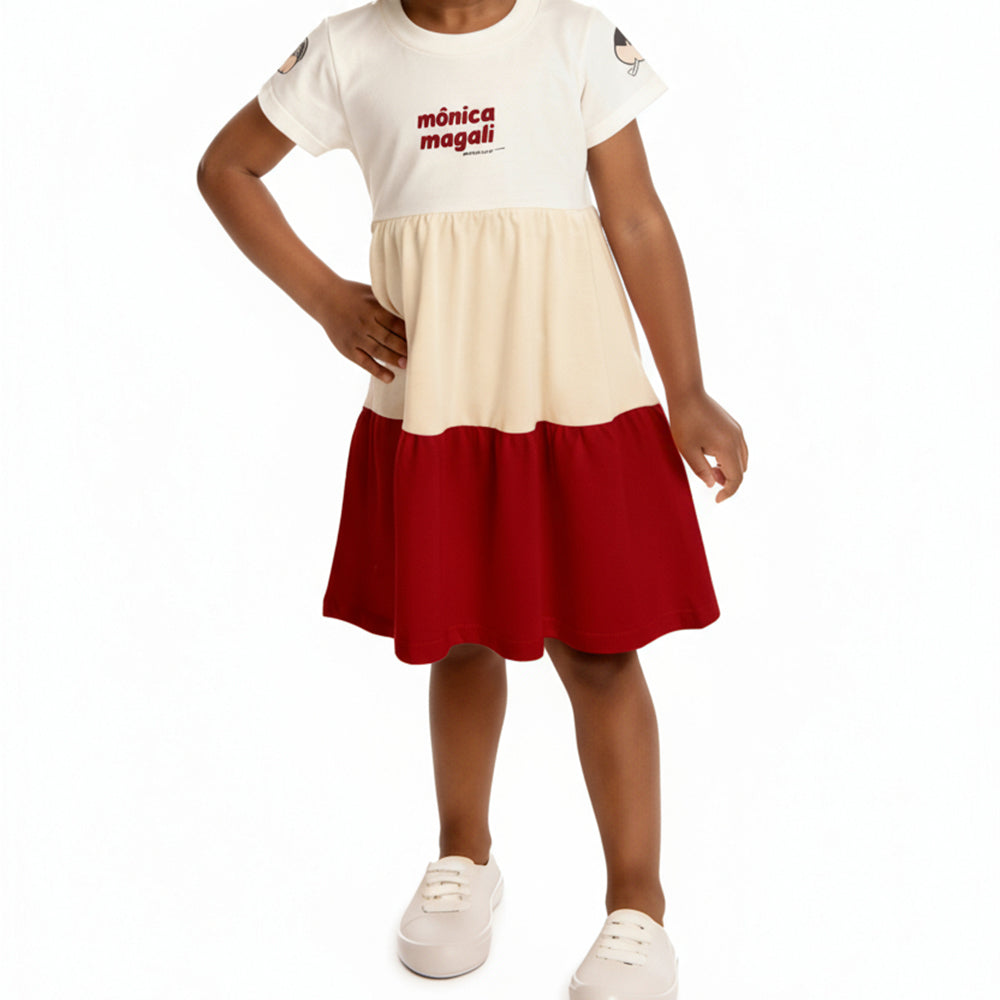 Vestido By Gus Mônica E Magali Feminino - Tricolor