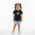 Camiseta Manga Curta By Gus Western Star Feminino - Preto
